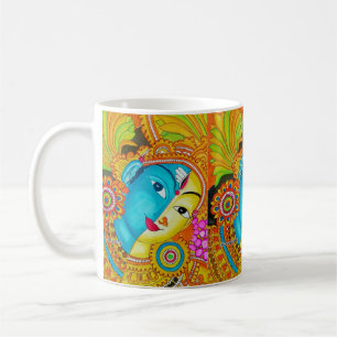 Siva parvathy mural painting coffee mug