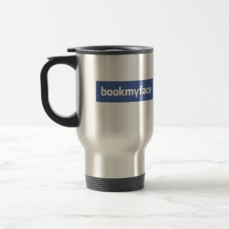 Siver Thermo Mug with modified logo.