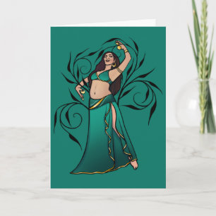 Sivoney Belly Dancer Goddess Card