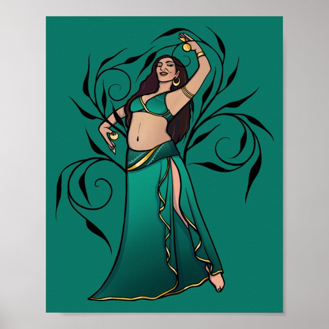 Sivoney Belly Dancer Goddess Poster (Front)
