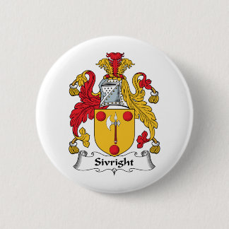 Sivright Family Crest 6 Cm Round Badge