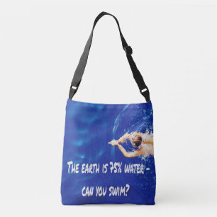 Siwmming Swim Team Love to Swim Pool Crossbody Bag