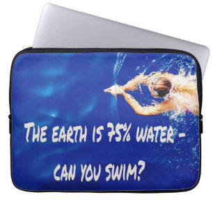 Siwmming Swim Team Love to Swim Pool Laptop Sleeve
