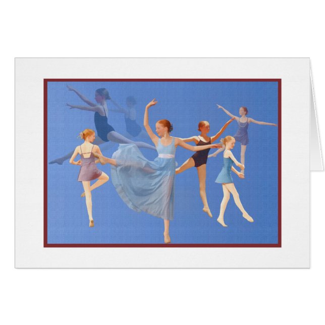 Six Ballerinas Dancing (Front Horizontal)