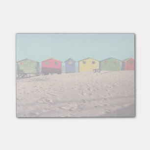 Six Colourful Beach Hut   Cape Town, South Africa Post-it Notes
