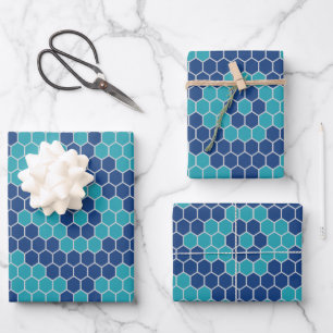 Six corners pattern 2 wrapping paper sheet