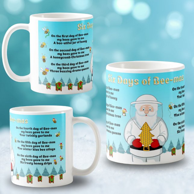 Six Days of Bee-Mas Merry Christmas to an Amazing  Coffee Mug (Creator Uploaded)