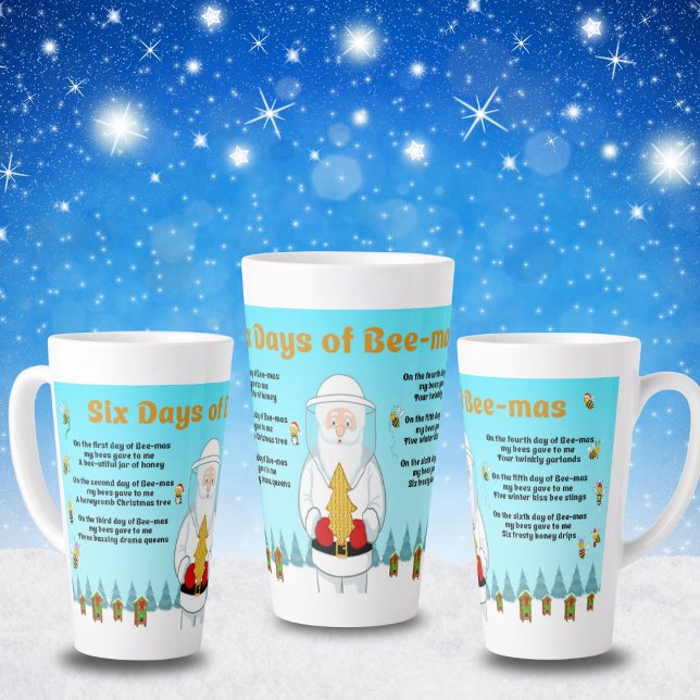 Six Days of Bee-Mas Merry Christmas to an Amazing  Latte Mug (Creator Uploaded)