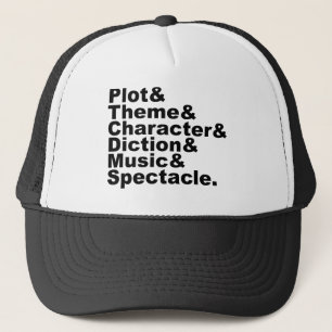 Six Element of Poetics and Drama by Aristotle Trucker Hat