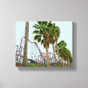Six Flags Magic Mountain Canvas Print
