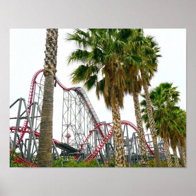 Six Flags Magic Mountain Poster (Front)