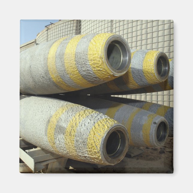 Six GBU-12 bombs sit in a rack Magnet (Front)