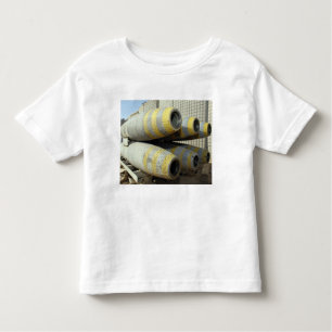 Six GBU-12 bombs sit in a rack Toddler T-Shirt