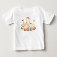 Six Geese A-Laying Cut-Out Stencil-Style
