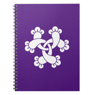 Six interlocking cloves notebook