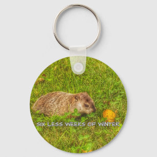 Six less weeks of winter keychain