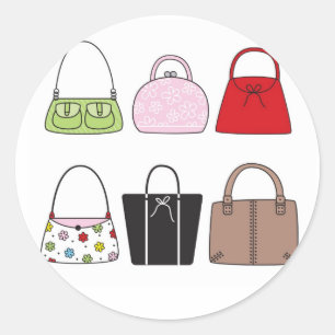 Six Little Purses Stickers