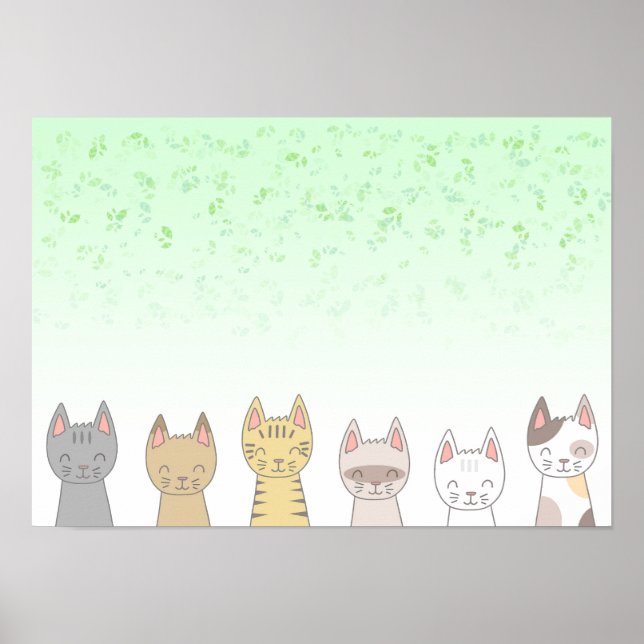 Six loveable cats. poster (Front)