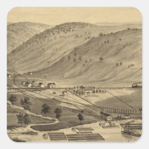 Six Mile Ferry Square Sticker