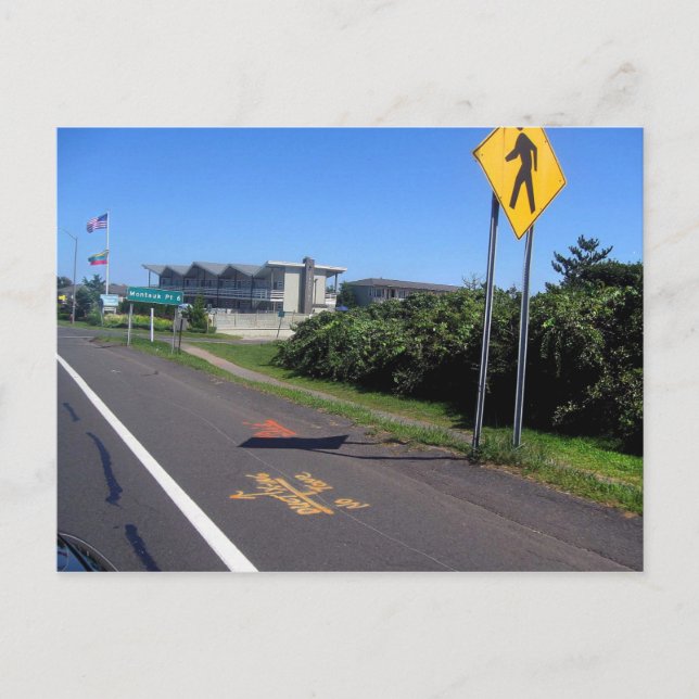 Six Miles to Montauk Postcard (Front)