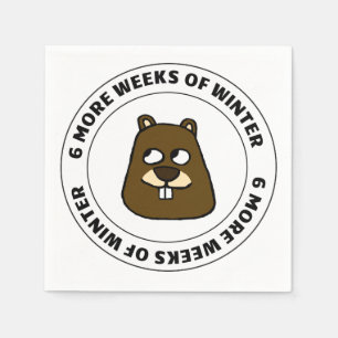 Six more weeks of winter napkin