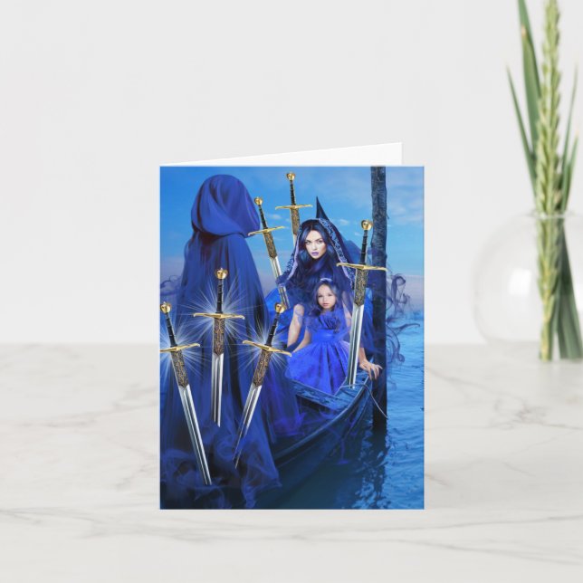 Six of Swords Card (Front)