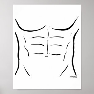 Six Pack Abs Poster