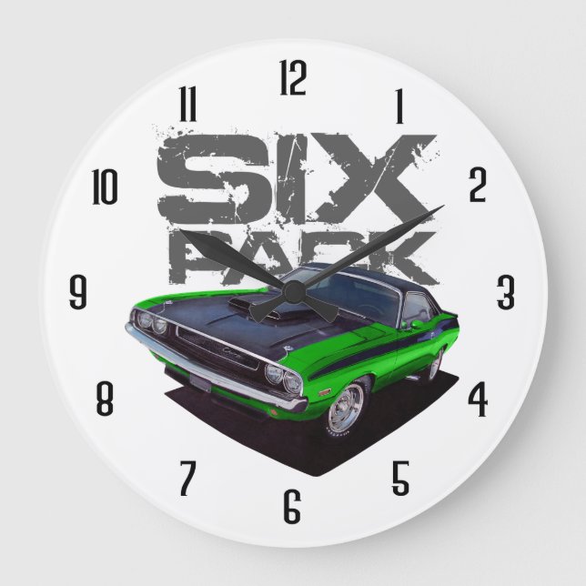 Six Pack Large Clock (Front)