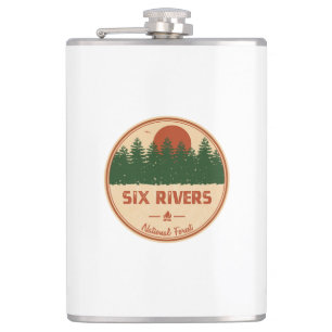 Six Rivers National Forest Hip Flask