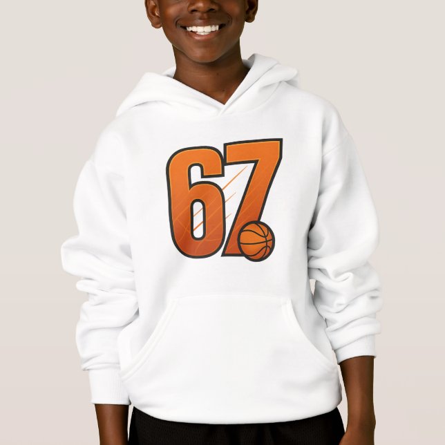  “Six Seven 67 Basketball Tee – Trendy Urban  (Front)