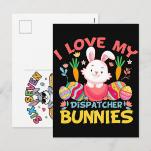Six Seven 67 Bruh Easter Bunny Meme T-Shirt Funny Holiday Postcard