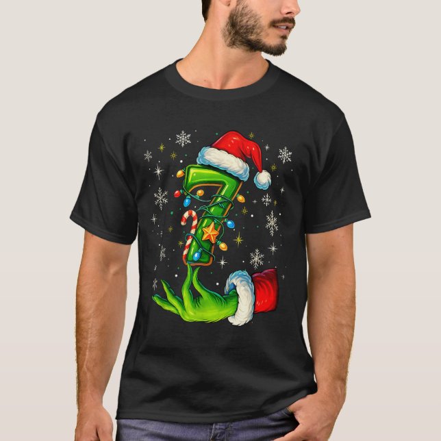 Six Seven 67 Meme Funny Christmas Couple Matching  T-Shirt (Front)