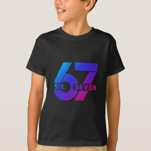 Six Seven 67 Meme Gen Alpha Slang Bysebyll Season T-Shirt