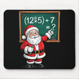 Six Seven 67 Meme Santa Math Teacher Christmas Men Mouse Pad