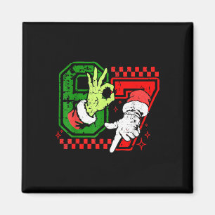 Six Seven 6 7 Christmas Hand Sign Shirt – Festive Magnet