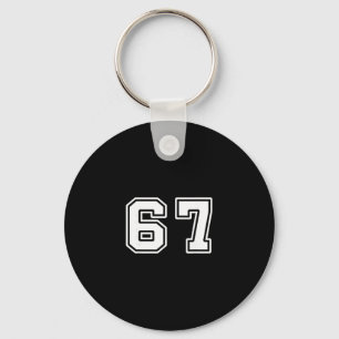 Six Seven 6 7 Meme 67  Key Ring