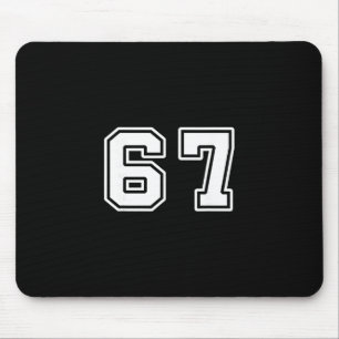 Six Seven 6 7 Meme 67 Mouse Pad