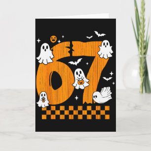 Six Seven 6 7 Meme 6 7 Halloween Costume Couple Card