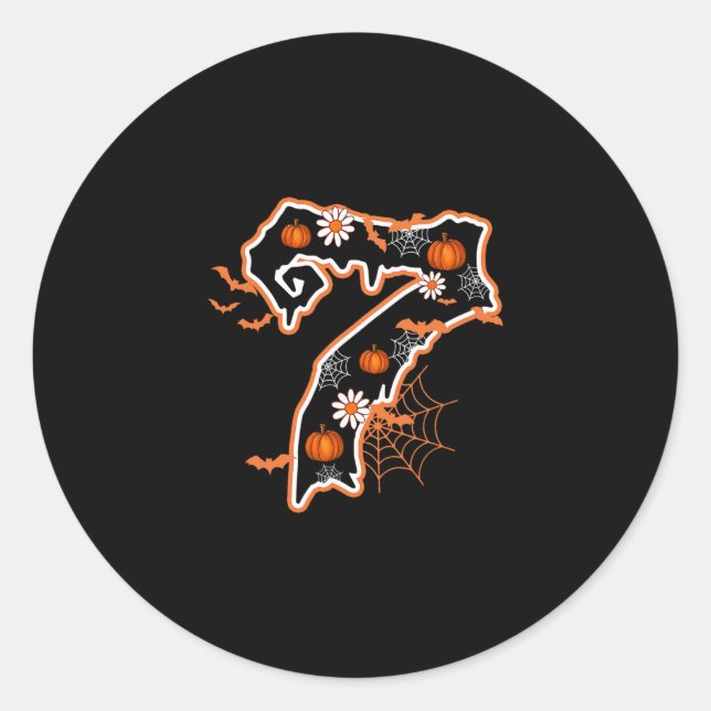 Six Seven 6 7 Meme Funny 67 Costume Design Couples Classic Round Sticker (Front)