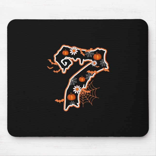 Six Seven 6 7 Meme Funny 67 Costume Design Couples Mouse Pad (Front)