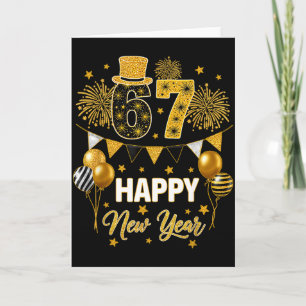 Six Seven 6 7 Meme Funny Happy New Year 67 2026 _1 Card