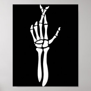 Six Seven 6 7 Meme Funny Skeleton Hands Sign Let's