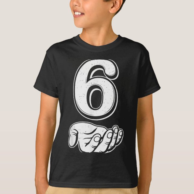Six Seven 6 7 Meme Gen Alpha Slang 6 7 Hands Coupl T-Shirt (Front)