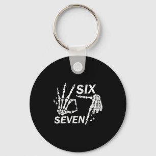 Six Seven 6 7, Skeleton Hands, Soky Skull Key Ring