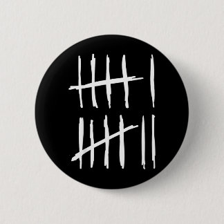 Six Seven 6 7 Tally Marks 67 Meme 6-7 Numbers Cm Round Badge