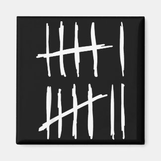 Six Seven 6 7 Tally Marks 67 Meme 6-7 Numbers Magnet