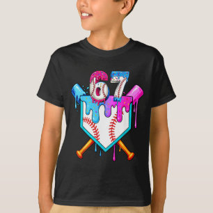 Six Seven Baseball Respect The Drip Boys Baseball T-Shirt