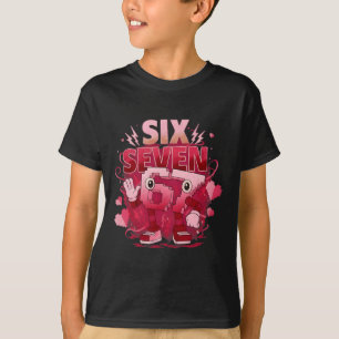 Six Seven Brainrot Italian Funny 67 Valentine Meme T-Shirt