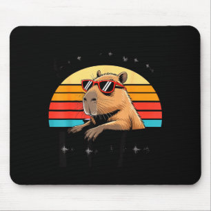 Six Seven Bruh 67 Meme Capybara Mouse Pad