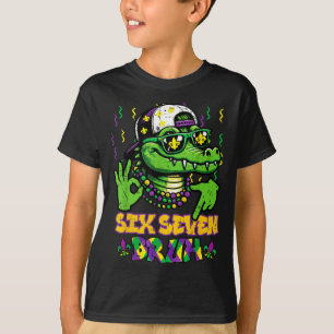 Six Seven Bruh Alligator 6 T-Shirt